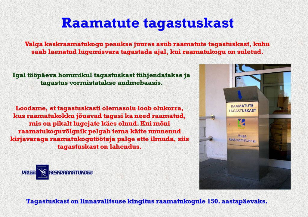 Tagastuskast